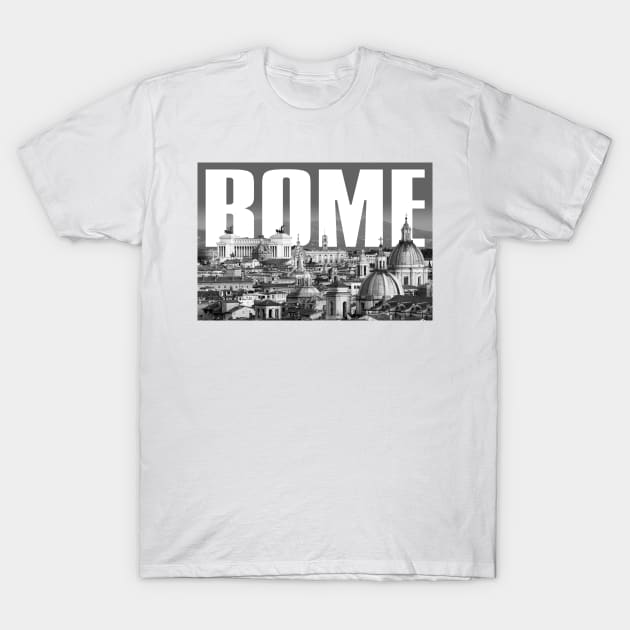 Rome Cityscape T-Shirt by PLAYDIGITAL2020